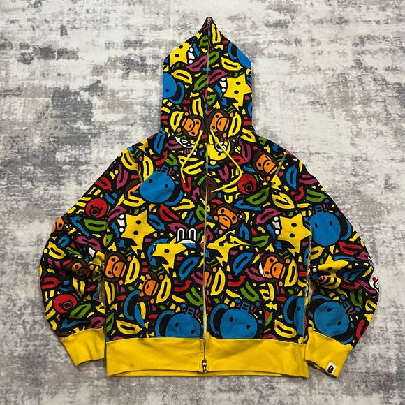 Authentic Baby Milo Animal Safari Full Zip Hoodie M - Picture 1 of 8